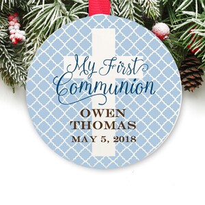 Holy Communion Christmas Ornament Personalized Holy Communion Gift GIFT BOX  Included