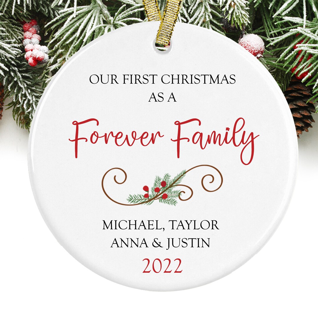 Adoption Gift Adoption Ornament Forever Family Christmas Ornament GIFT