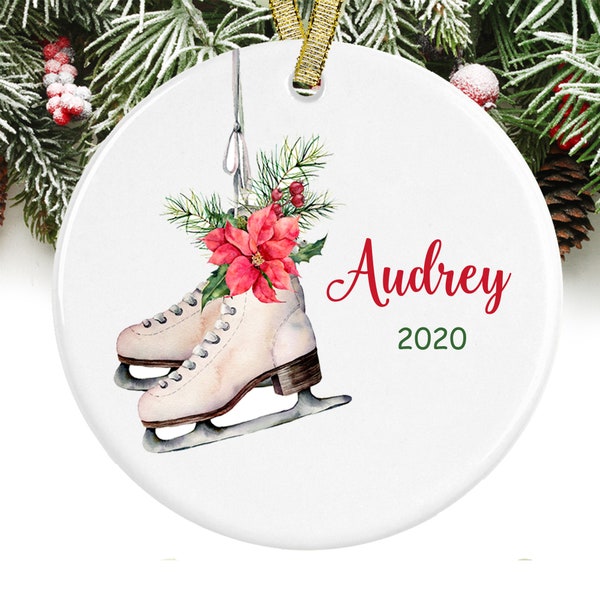Ice Skate Ornament Etsy