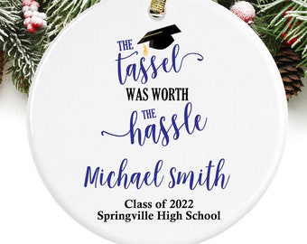 Graduation Ornament Graduation Gift Class of 2022 GIFT BOX  Included