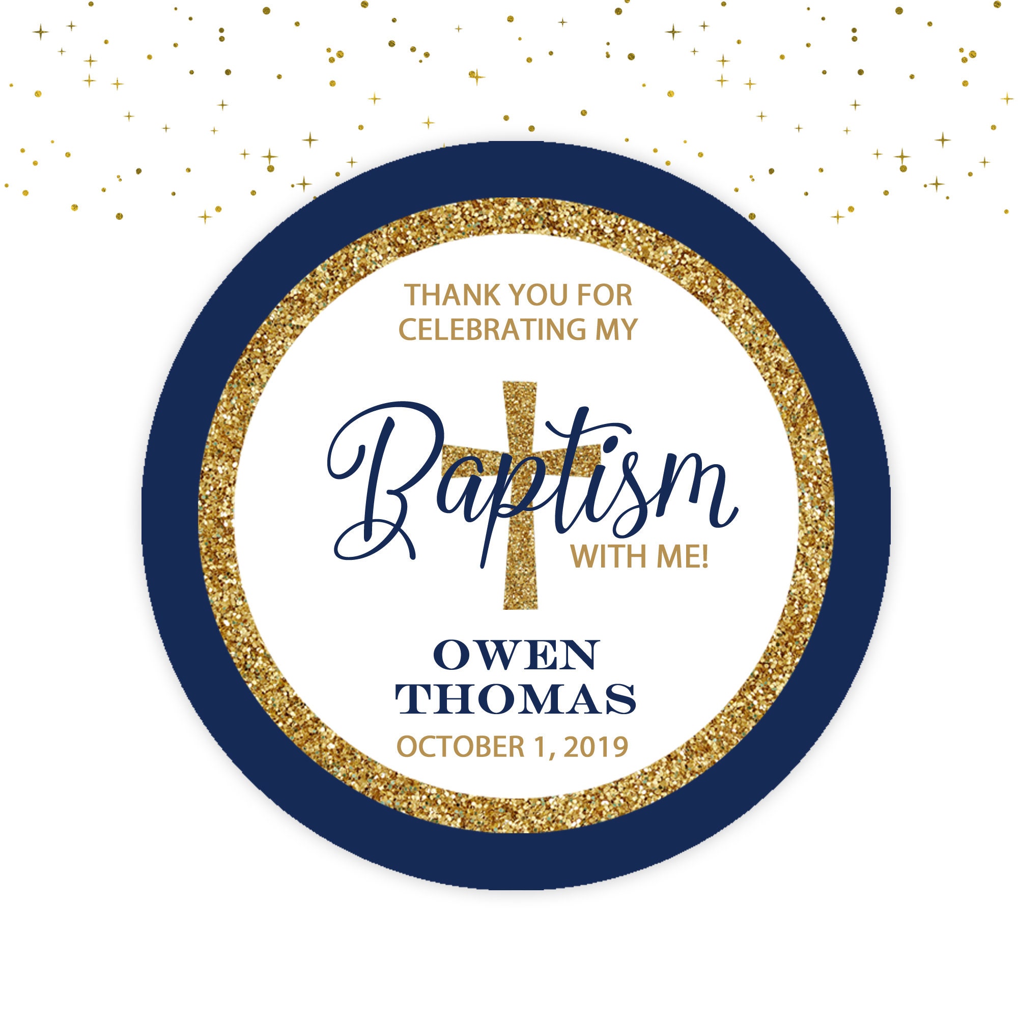 Baptism Stickers Baptism Favor Stickers Baptism Favor Tags Baptism ...