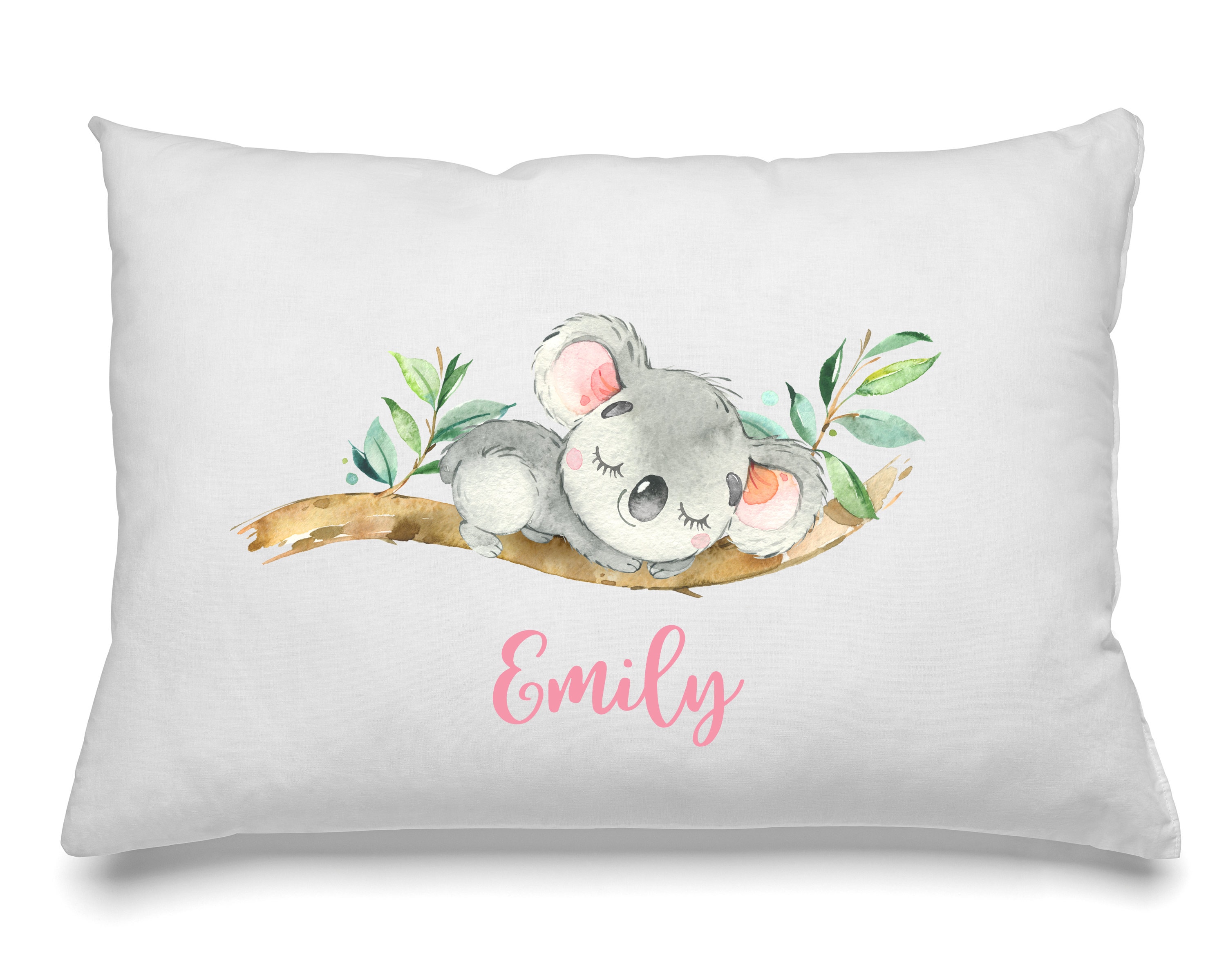 Koala Personalized Pillow Case Koala Gift Etsy