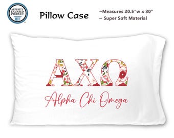 Alpha Chi Omega Pillow Case Gift for AXO