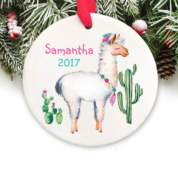 Personalized Llama Christmas Ornament Personalized Keepsake Etsy image 0 - Personalized Llama Christmas Ornament Personalized Keepsake Etsy