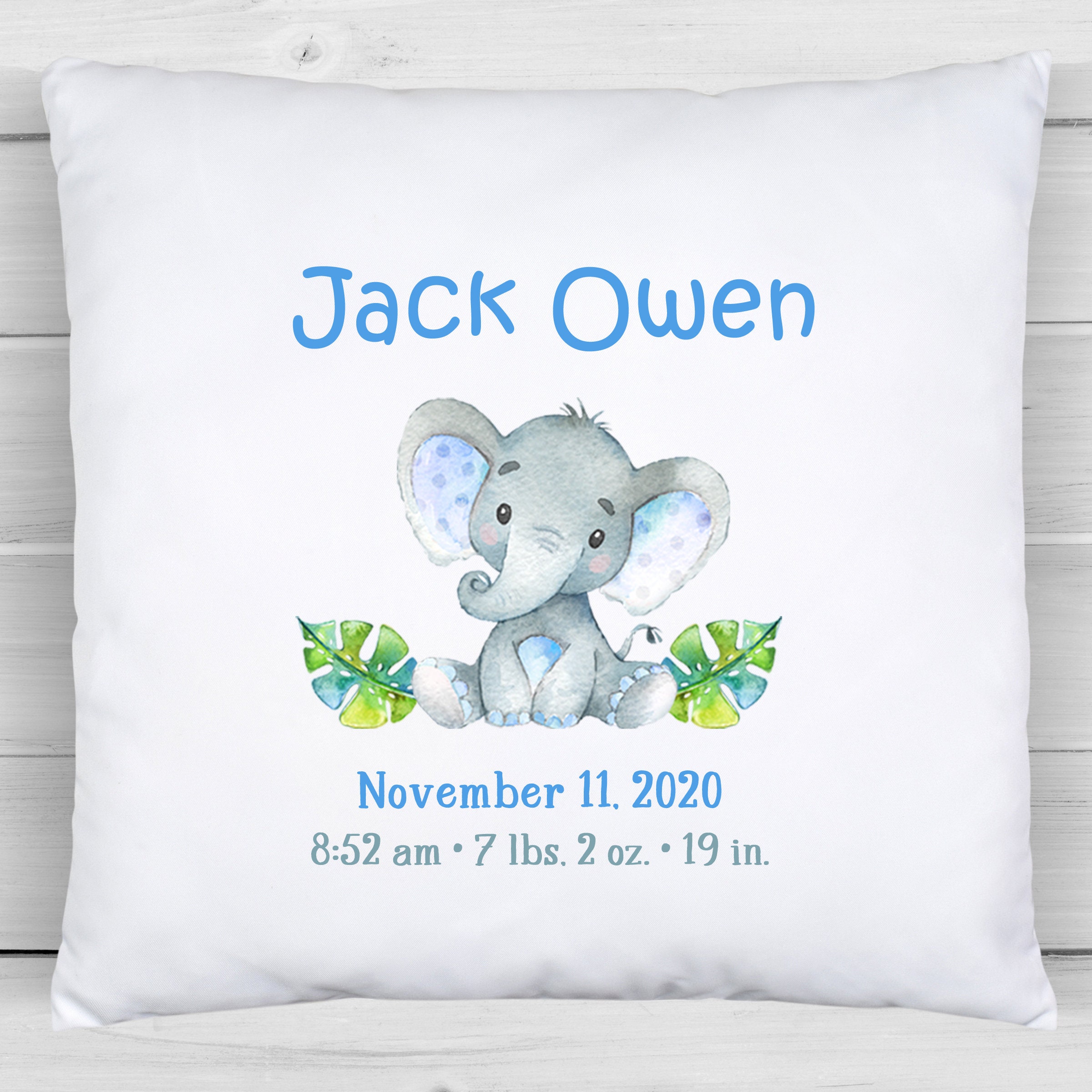 Personalized Baby Pillow Baby Pillow with Birth Stats Nursery Etsy