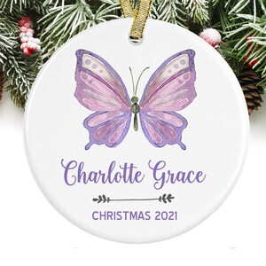 Butterfly Christmas Ornament Butterfly Ornament GIFT BOX Included