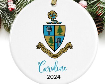 Delta Delta Delta Christmas Ornament Gift for Tri Delta Sorority Ornament