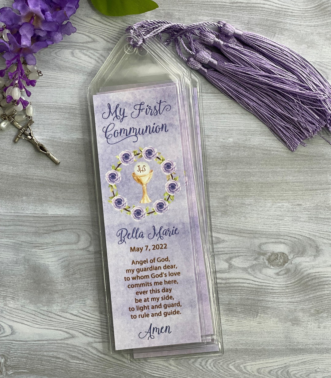 First Communion Favors First Holy Communion Bookmark Communion