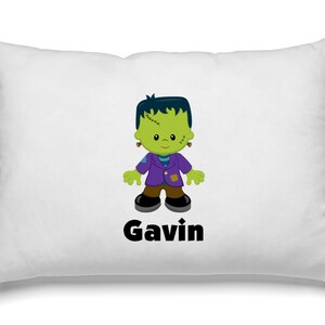 Halloween Personalized Pillow Case Frankenstein Pillow case