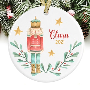Nutcracker Christmas Ornament Personalized Nutcracker Christmas Ornament Nutcracker Ornament GIFT BOX  Included