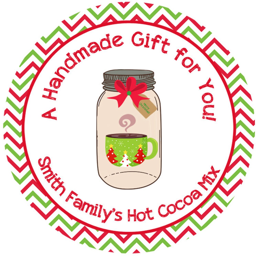 Mason Jar Christmas Sticker Gifts in a Jar Sticker Mason Jar Sticker