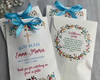 First Communion Favors  First Holy Communion Favors Wildflowers  Favors