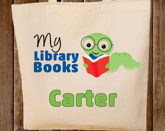 Library Tote Bag Library Bag Library Books Tote Bag