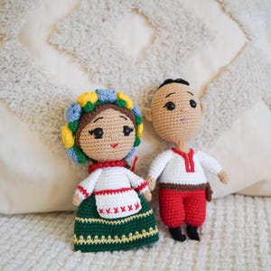 Ukrainian Handmade Toys / Traditional Ukrainian Clothing / Crochet Ukrainian Doll / Baby Toy / Ukrainian Gift / Folk Costume