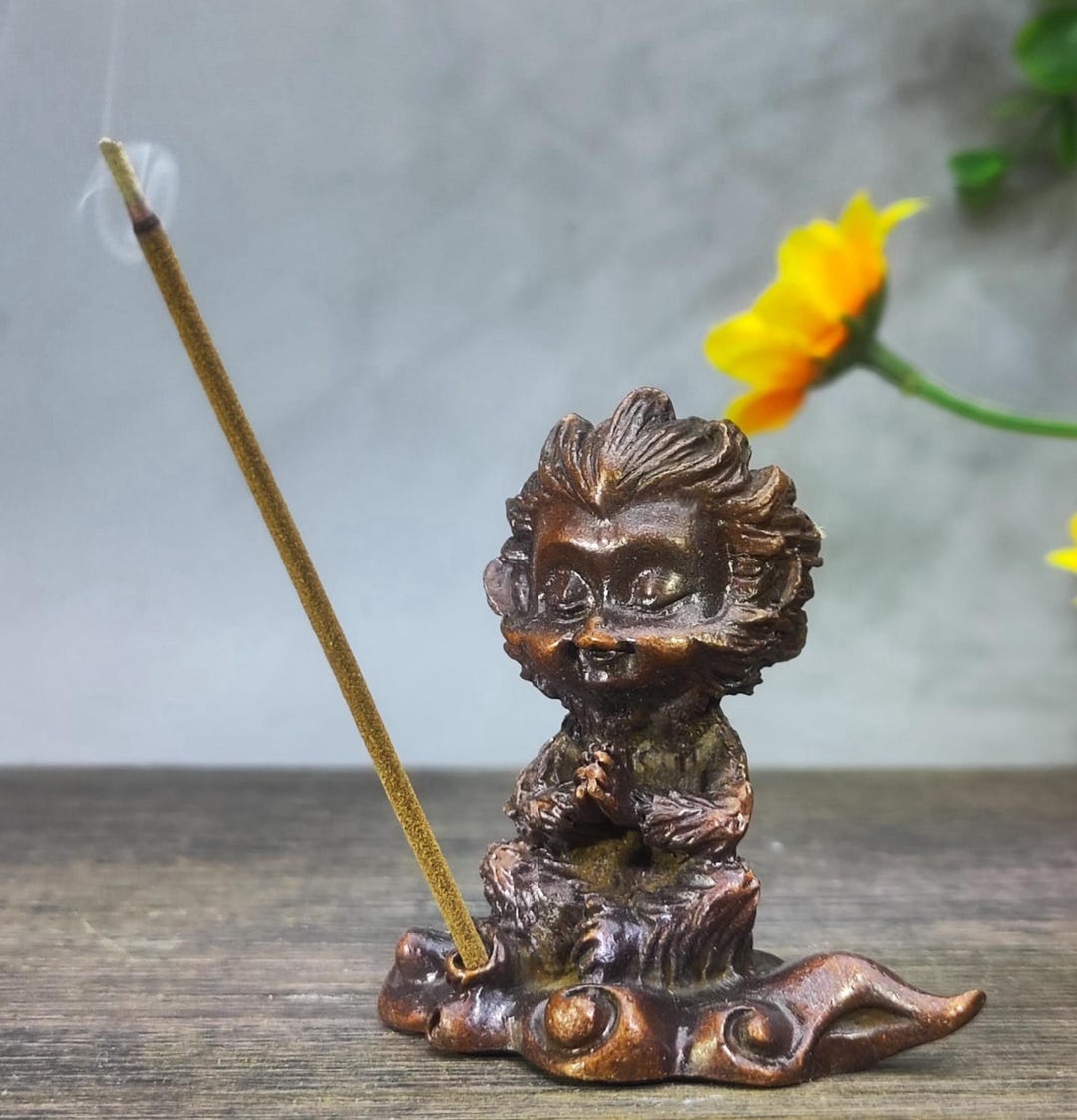 Vintage Bronze Sun Wukong Incense Burner, Tea Pet Statue - Etsy