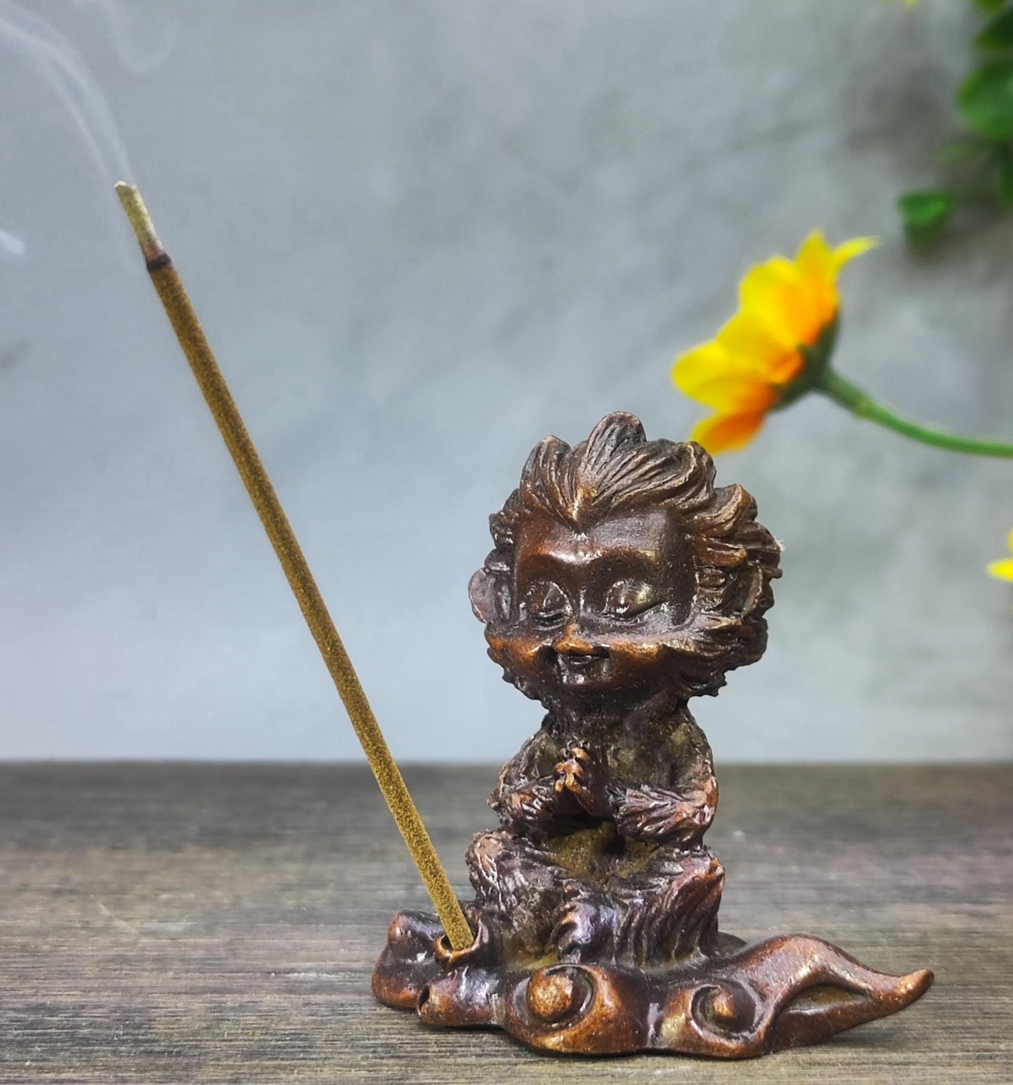 Vintage Bronze Sun Wukong Incense Burner, Tea Pet Statue - Etsy