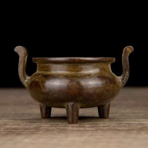 Vintage bronze carved Incense Burner, Home decortion