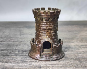 Brûleur d'encens château vintage en bronze sculpté, statue Feng Shui