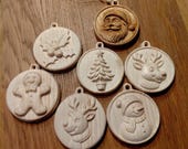 Fichier CNC décoration de Noël – bas-relief ornement 3D pour sculpture bois, compatible VCarve Aspire, crv3d crv STL