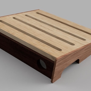 Guitar pedalboard CNC file – plan for pedalboard in dxf svg pdf crv3d crv formats, VCarve STL compatible