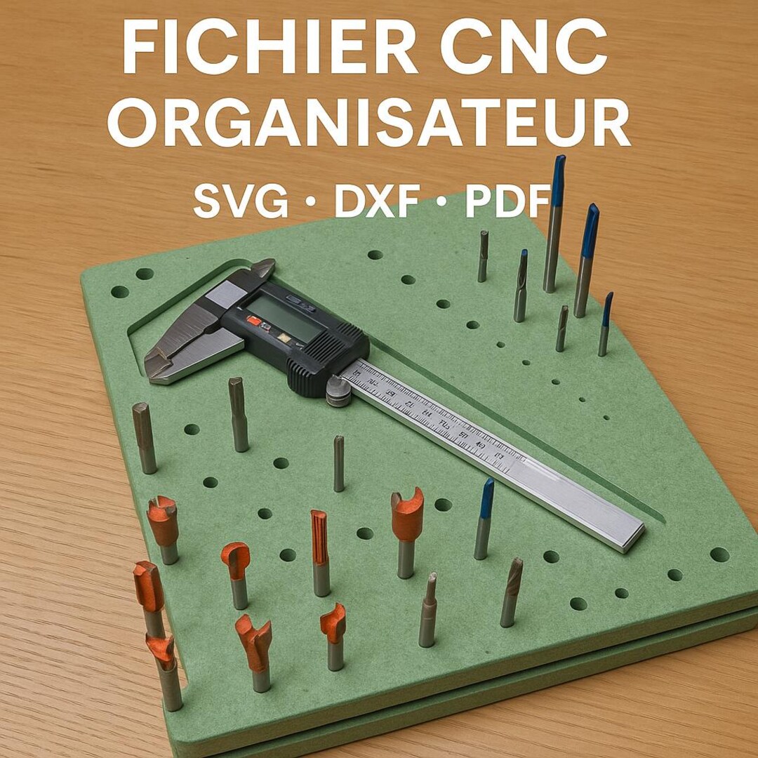 CNC Router & Caliper Storage Tray - Holder for Bits, Wrenches, Tools ...