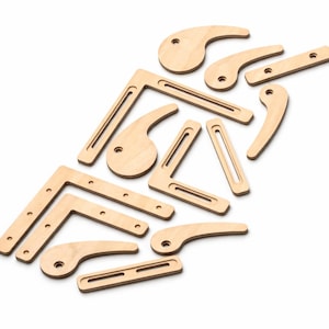 Dispositivi di serraggio CNC e morsetti di fissaggio – File CNC (dxf svg pdf ai crv3d crv) – Download digitale di dispositivi per router CNC