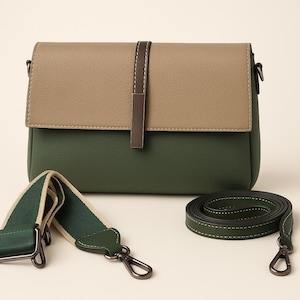 Premium Echtleder Handtasche - Stylish & Vielseitig für jeden Anlass (Party/Casual)
