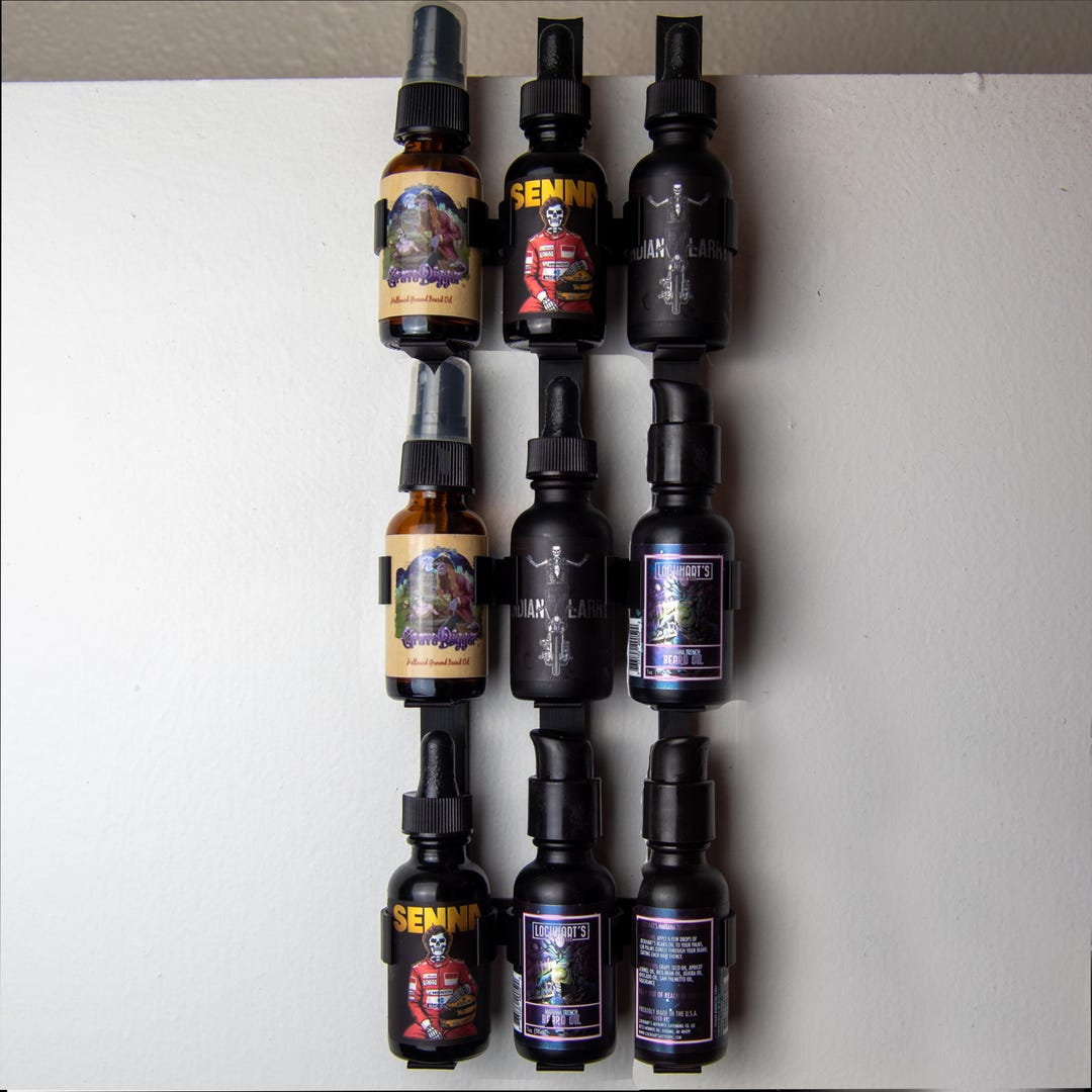 1oz 33mm Diameter Bottles WITH PUMP TOP | Beard Oil Display Storage ...