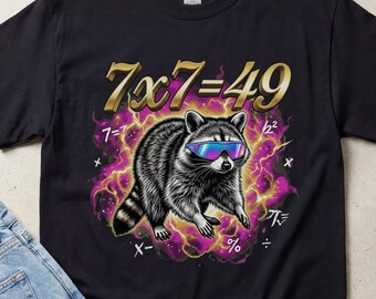 Gen Z, Funny Gen Z Meme T-Shirt, Offensive Deranged T-Shirt, Trendy Quote T-Shirt, 7x7, Viral Math Meme T-Shirt, hm, &, Y2K Graphic Tee