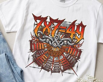 Funny Gen Z Meme T-Shirt, Minimalist Aesthetic T-Shirt, tiktok meme shirt, Trendy Quote T-Shirt, 7x7=49 T-Shirt, &, Gen Z