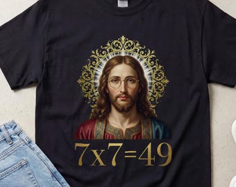 Inappropriate Embarrassing T-Shirt Comfort Colors 7x7 hm Gen Z 7x7=49 T-Shirt Funny Gen Z Meme T-Shirt Offensive Deranged T-Shirt