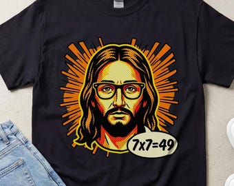 Viral Math Meme T-Shirt, Vintage Tee with Deranged Humor, Inappropriate Embarrassing T-Shirt, 7x7, Funny Sarcastic Math T-Shirt