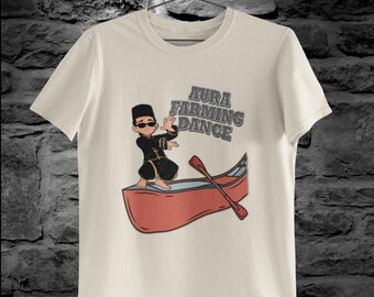 Aura Farming Indonesian Kid Boat Racing Viral Funny Meme T-shirt