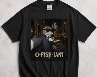 O-Fish-Iant Shirt, Funny Fish Wedding Officiant Tee, Trout Marriage Pun, Ceremony Humor Gift, Animal Meme Apparel