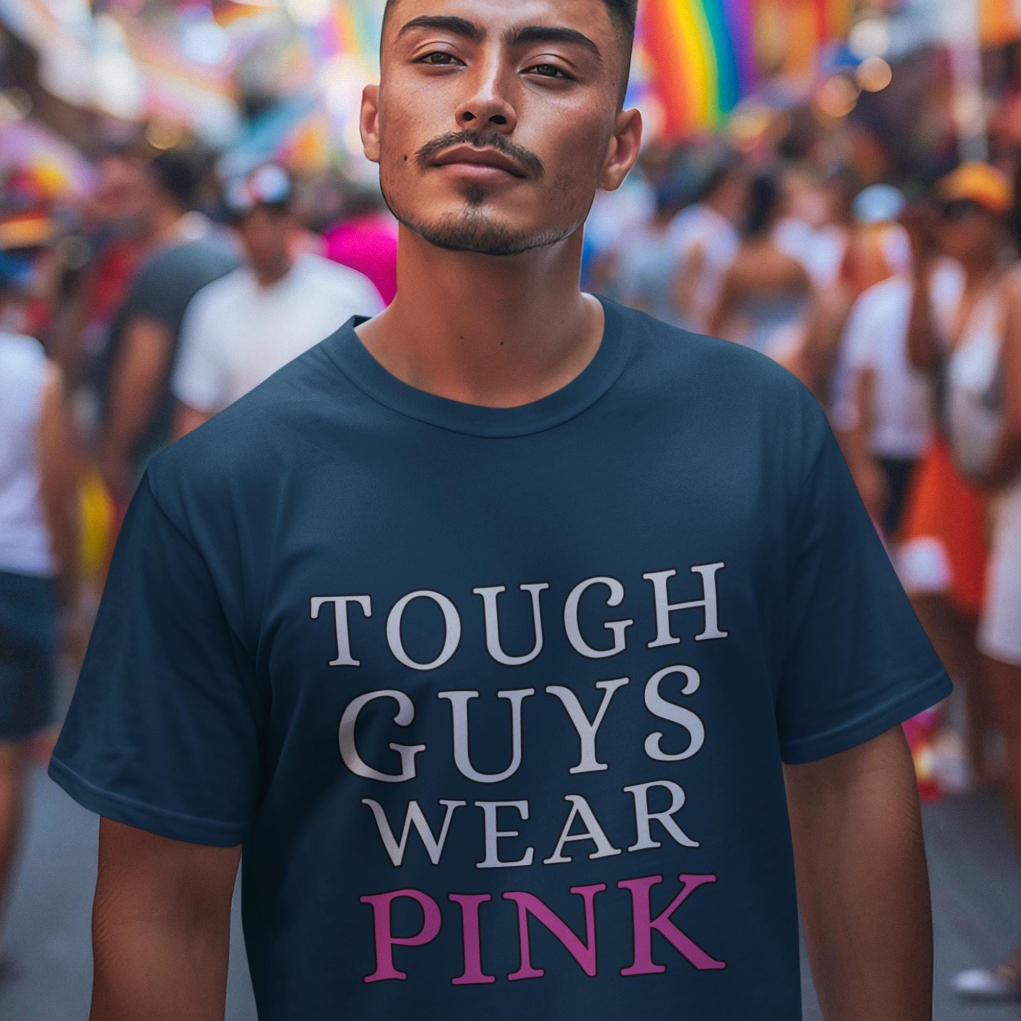 Tough Guys Wearing Pink Video Game Tee, Shedletsky Inspired, Team