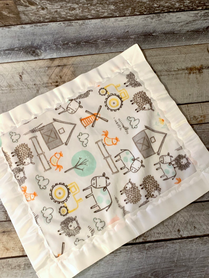 Baby Blanket. Neutral Color Lovey Baby Blanket. Gray Double Etsy