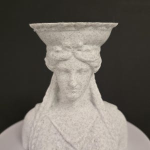 Greek Statue Planter, Small Table Statue, Ancient Art Sculpture, Greek Art, Lightweight Statuette, Classy Gift, Home, Office, Gym Decor