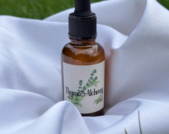 Organic Face Oil for Sensitive Skin – Natural Anti Aging Acne & Brightening Serum with Jojoba Castor Frankincense – 1 oz Dropper Bottle