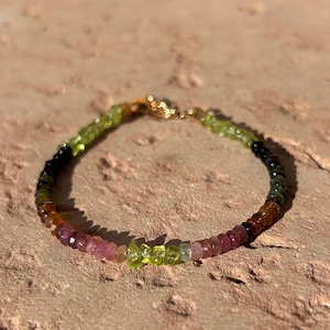 Tourmaline Gold Bracelet