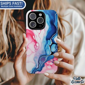 Patriotic Red White Blue Phone Case USA iPhone Case 4th of July Tough Case Summer Aesthetic iPhone 16 American Phone Case Birthday Gift