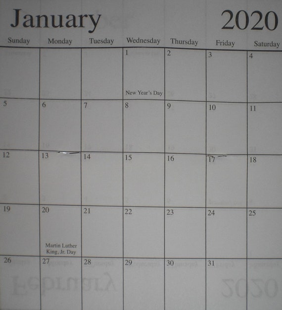 1 2019-2020 Pocket 2 Year Calendar Pink Ribbon Faith FREE SHIPPING with 6 items