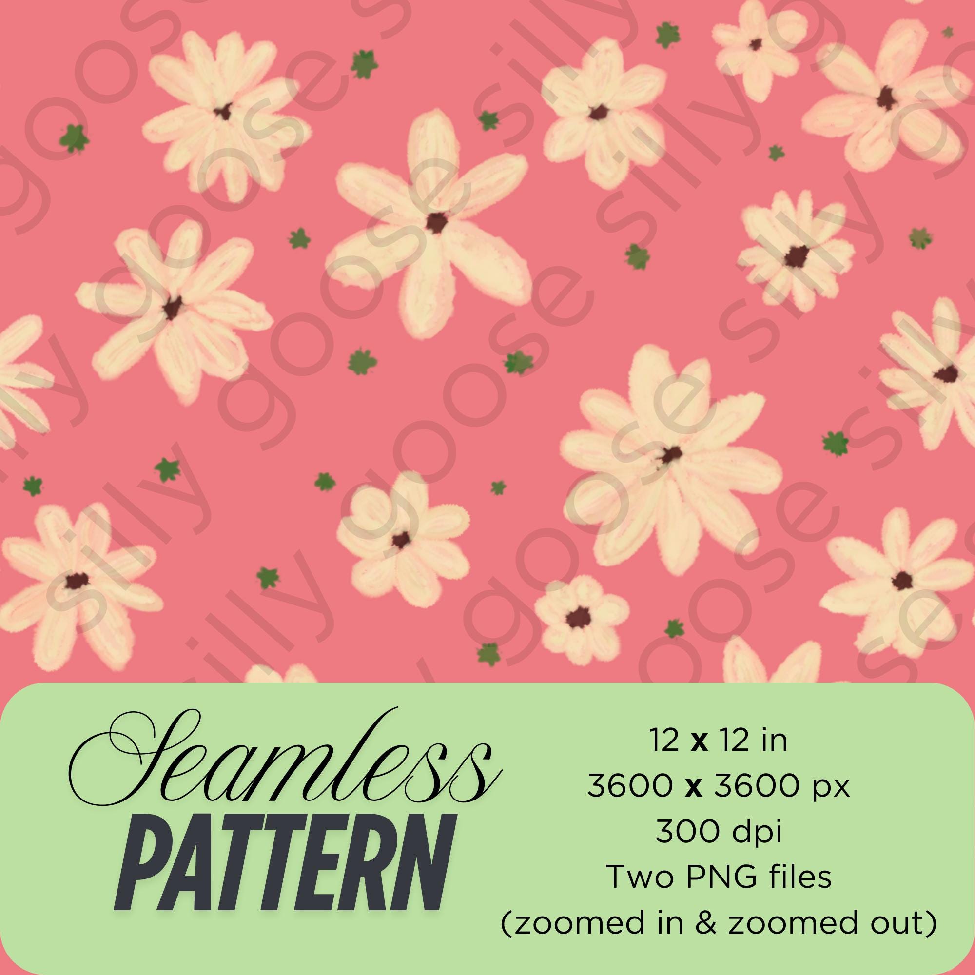 Spring Ditsy Flower Pink Background Seamless Pattern Colorful Fabric ...
