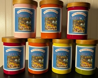 Fruit Stand Collection- 24 oz Oraganic Soy Candles in Ceramic Jars
