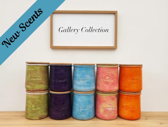 4 oz Leagan Nua Organic Soy Candles - The Gallery Collection