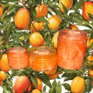 Whipped Sweet Mango Body Butter, Natural Body butter, Vegan Ingredients, Hydrating body butter