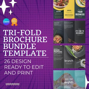 Trifold Brochure Template | Trifold Brochure Bundle| Corporate Brochure Template | Trifold Brochure | Brochure Template | Marketing Brochure