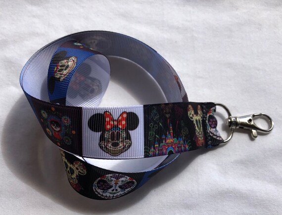 teacher gift party theme park cruise student work wedding Ribbon Lanyard just married mask holder Mickey Minnie Mouse honeymoon