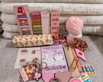 Mystery Bookish Bundle - Everything But The Book | Gift for Readers, Writers, and Stationary Lovers