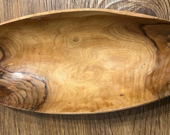 Olivewood Bowl | Rustic Wooden Centerpiece  | Organic Decorative Bowl