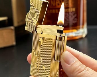 Vintage 1950s Hadson Blue Bird Deluxe Music Lighter Made in Japan